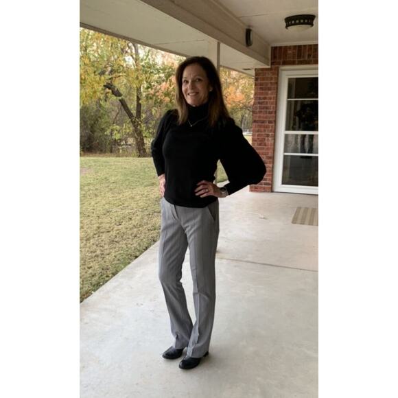 APIECE APART Black Wool Turtleneck Puffed Drapey Sleeves Dewi Sweater size Large - Picture 4 of 12